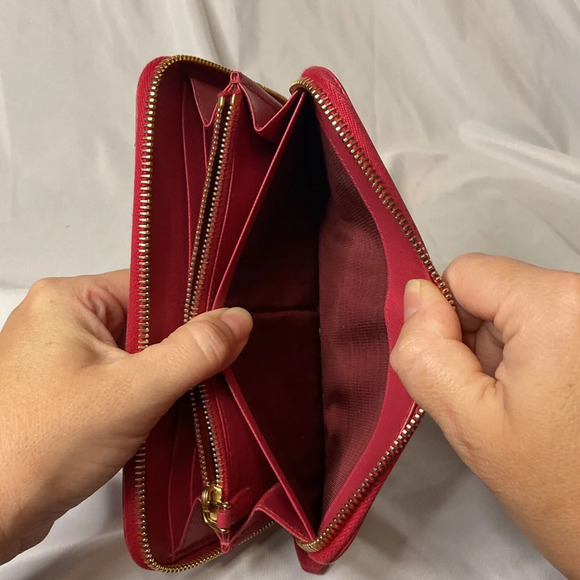 Prada Pink Bow Zippy Long Wallet - Picture 8 of 16